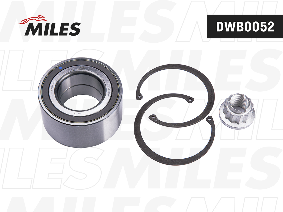Подшипник ступицы VAG Tuareg 03-, Q7 07-15; Porsche Cayenne 02- передней MILES
