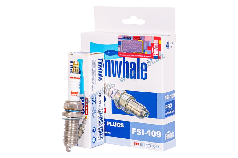 Свеча FINWHALE IRIDIUM Ford Focus, Subaru Forester, Impreza, Legacy, Outback FSI109 (к-т=4шт)