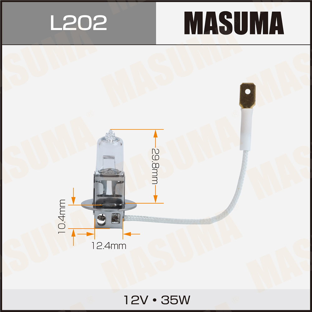 Лампа галоген H3A 12V 35W Masuma
