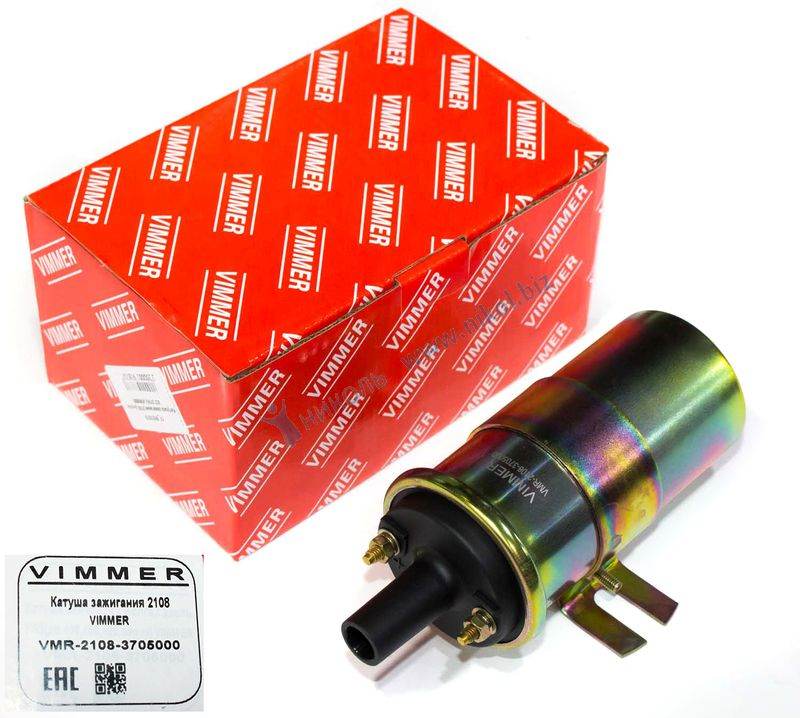Катушка зажигания ВАЗ 2108 (аналог 027.3705) VIMMER