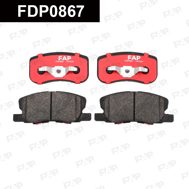 Колодки тормозные MITSUBISHI Colt 1.3L 2004.10-2012.12 перед. смесь CERAMIC FAP
