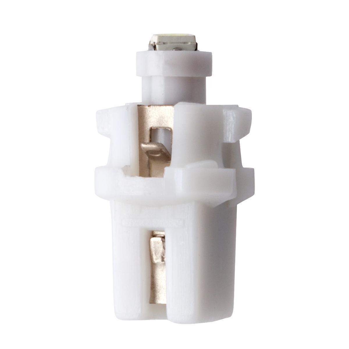 Лампа светодиодная 12V 1,2W с патроном белый 1 SMD (приборная) 10 штук Маяк