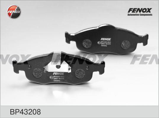 Колодки тормозные Ford Mondeo 93-00 передние \ FENOX BP43208