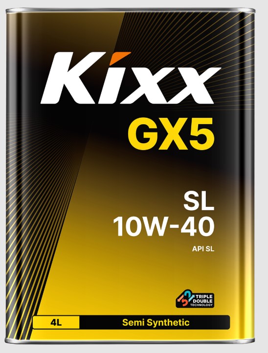 Масло моторное Kixx 10W-40 GX5 SL полусинтетическое 4 л 