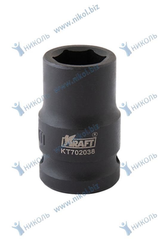 Головка ударная торцевая (1/2") 6-гр 13мм CrMo KRAFT