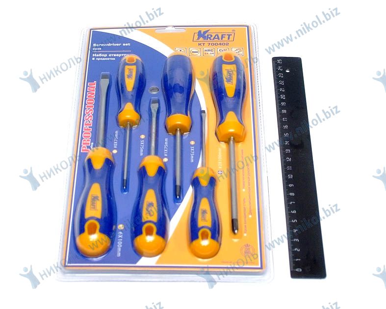 Набор отверток (6 шт) KRAFT