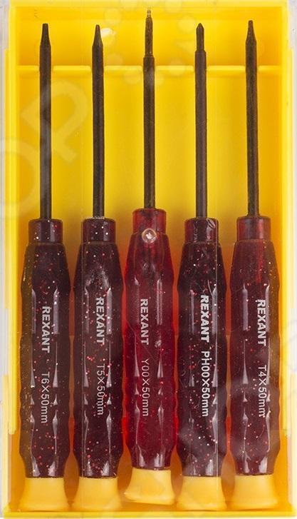 Набор отверток для точной механики 5 пр. Rexant 12-4750
