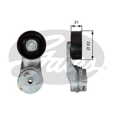 Натяжитель GATES /780821688/ OPEL ANTARA/INSIGNIA/SAAB 9-5 2.0T/2.4 08-
