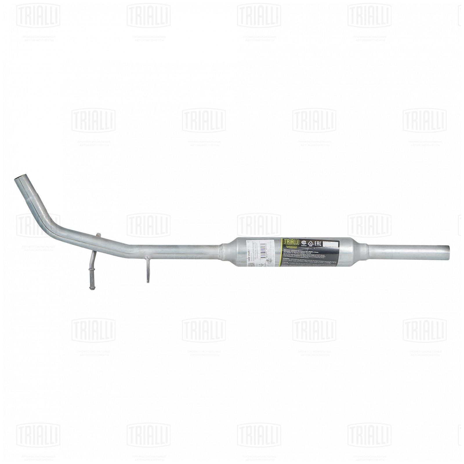 Резонатор Renault Logan ll 12- 1.6i 8кл. алюм. сталь Trialli