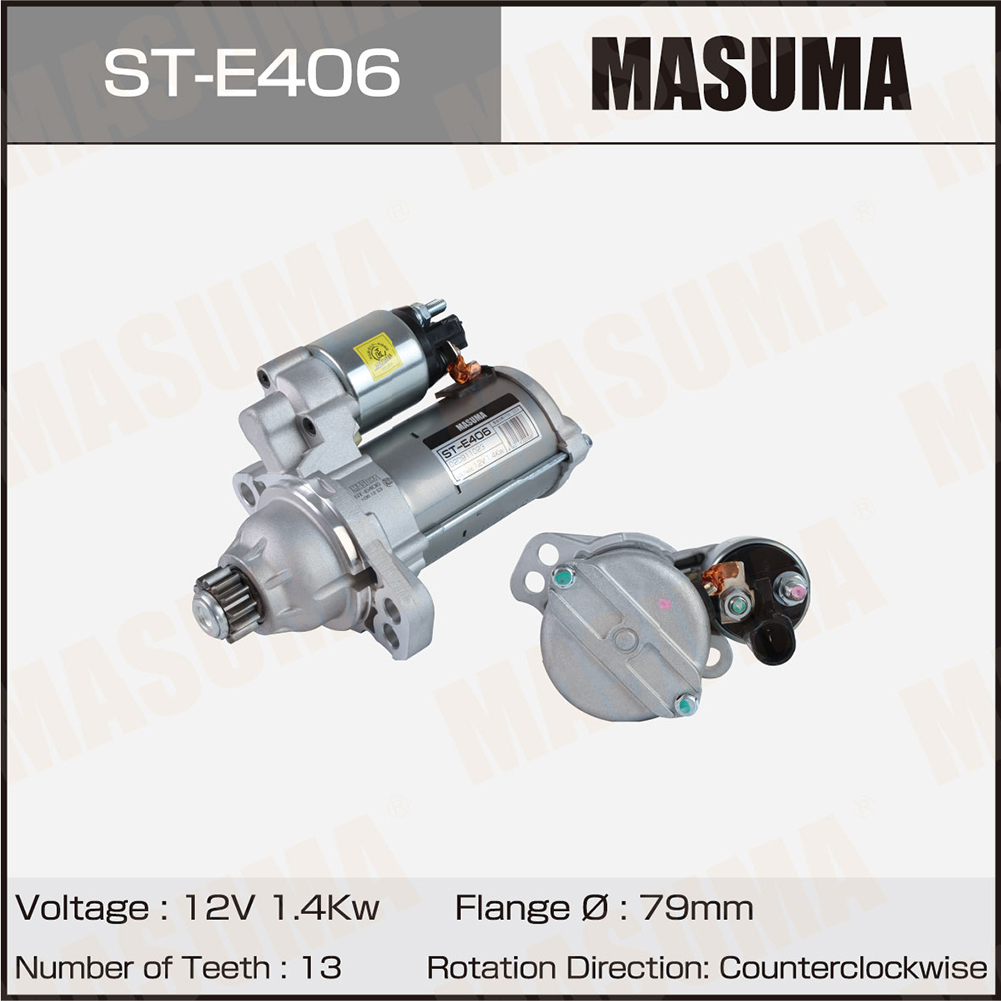 Стартер VOLKSWAGEN / CWVA (12V/1.4KW) Masuma