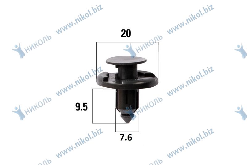 Пистон иномарки Nissan Teana/Mitsubishi L200, Lancer KRAFT (крат_уп_50шт)