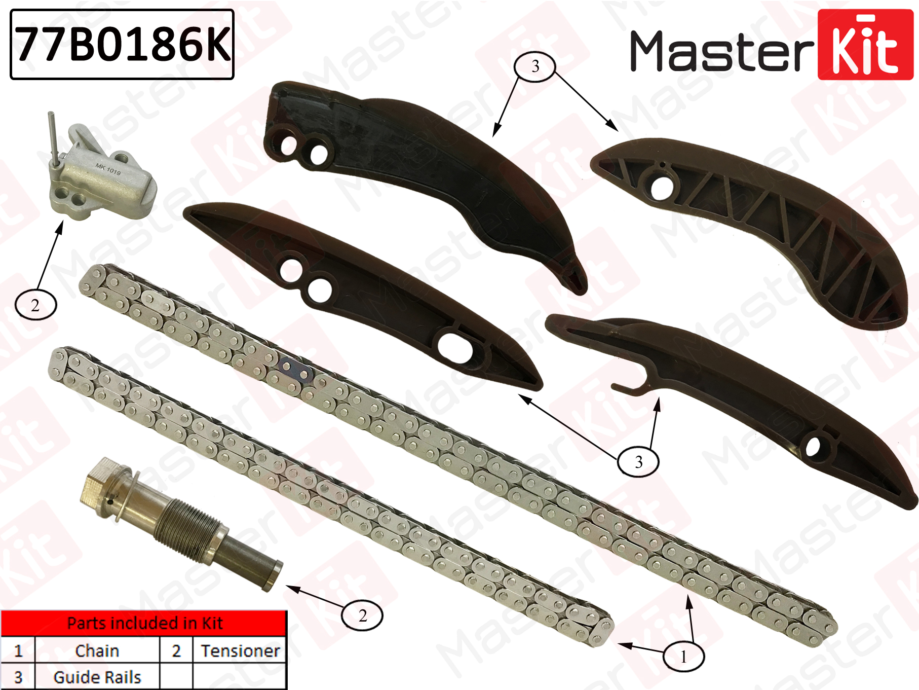 Комплект цепи ГРМ BMW 5 (F10)7 (F01, F02, F03, F04)X5 (E70) N57 D30
