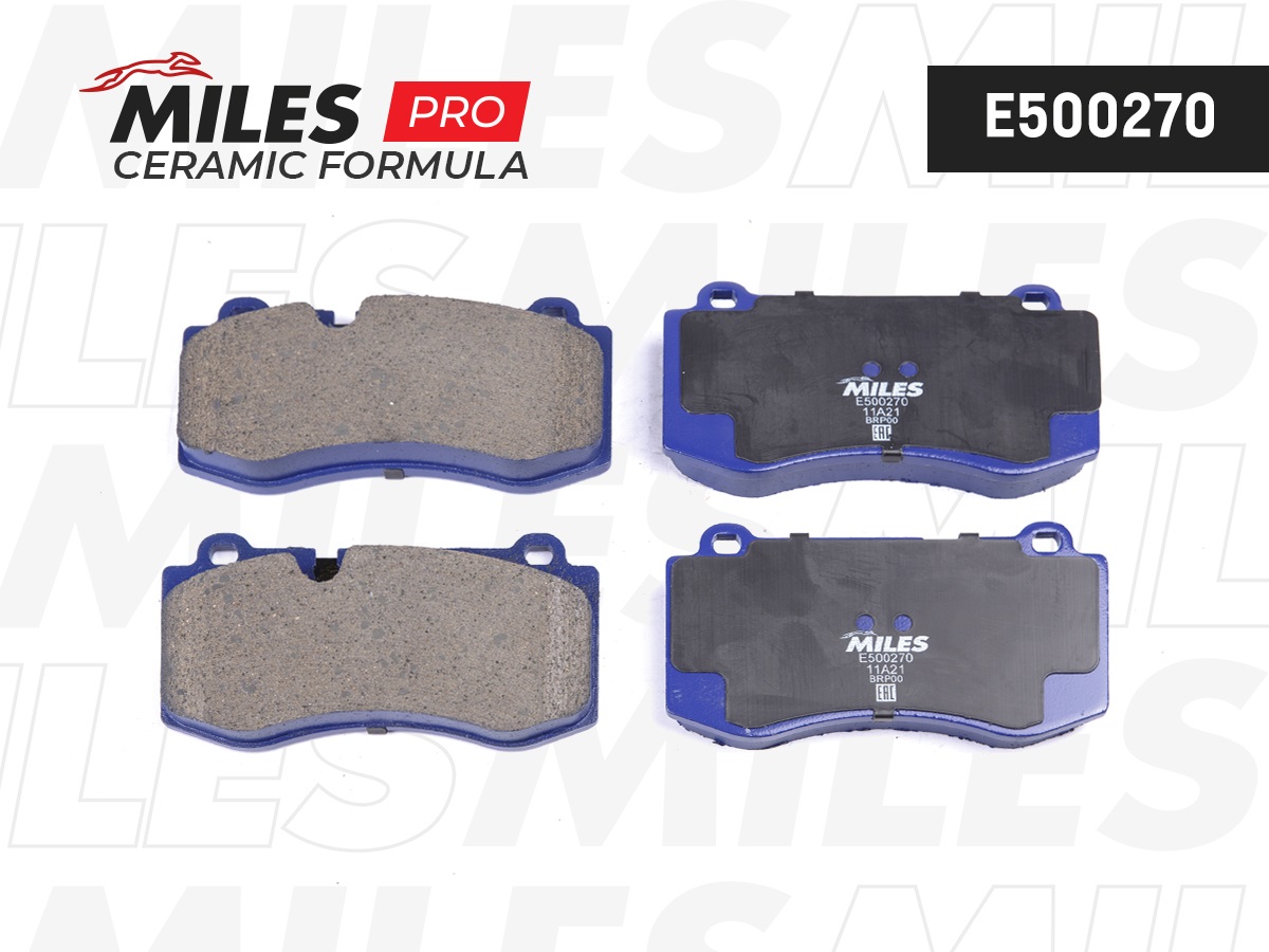 Колодки тормозные MB W221, W211, C219, C216, R230 передние E5 Ceramic Miles