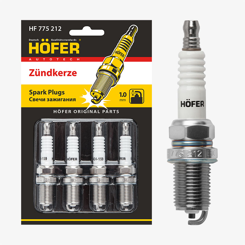 Свечи HOFER 2110 16 клапанов инжектор 4 шт.