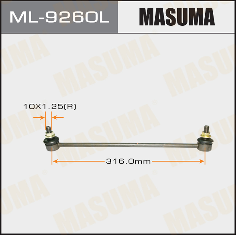 Стойка стабилизатора Honda Fit/Jazz (GD) 02-08 переднего MASUMA левая