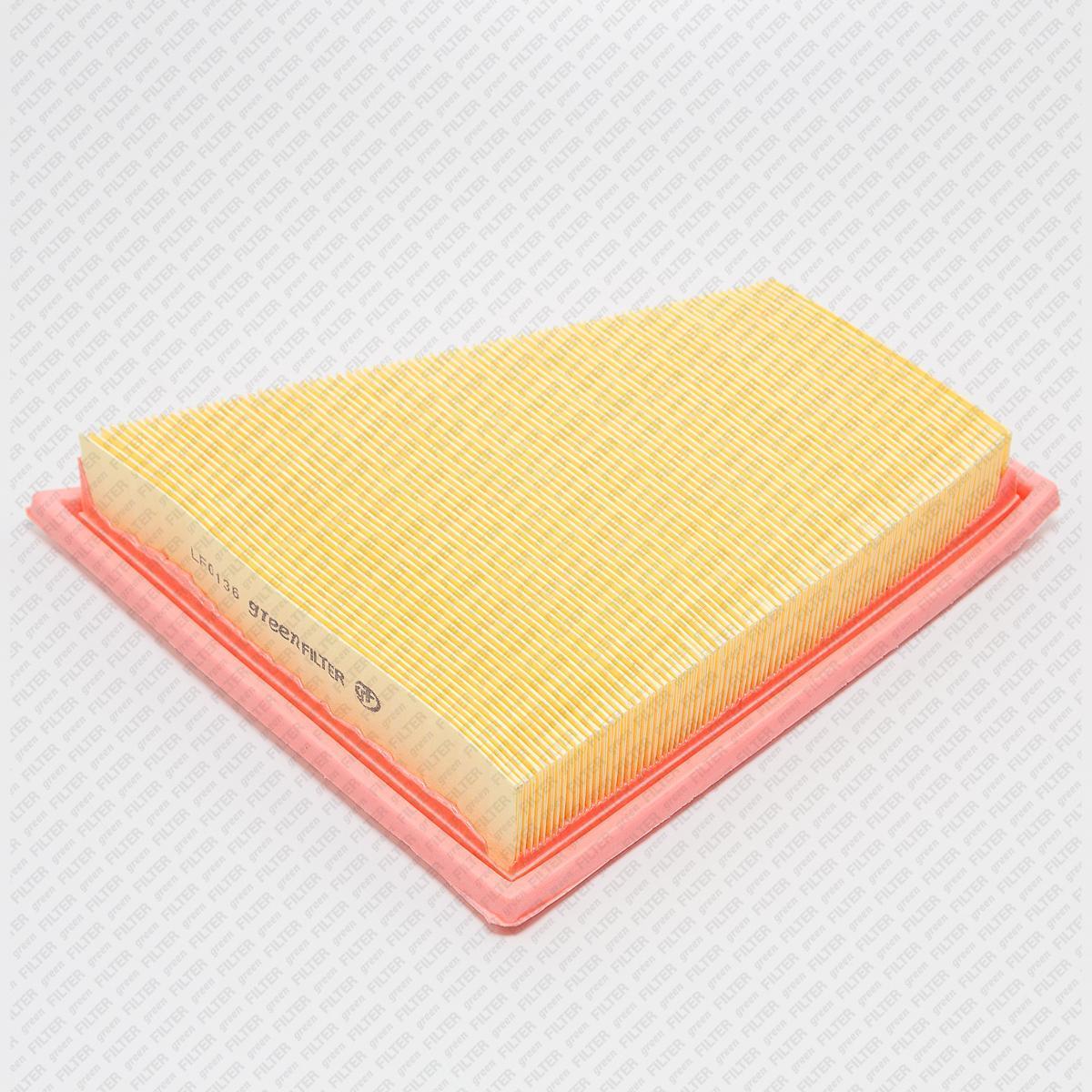 Фильтр воздушный GREEN FILTER BMW 5(F10,F18,F11)/ Z4(E89) 09->