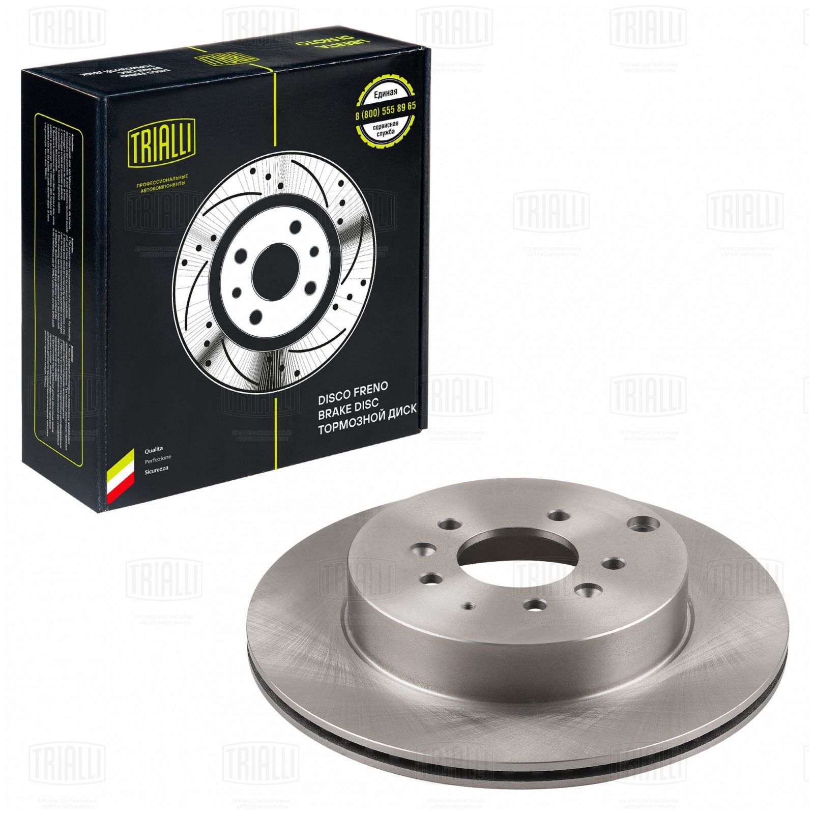 Диск тормозной Mazda CX-7 07-, CX-9 06- задний d=325 Trialli