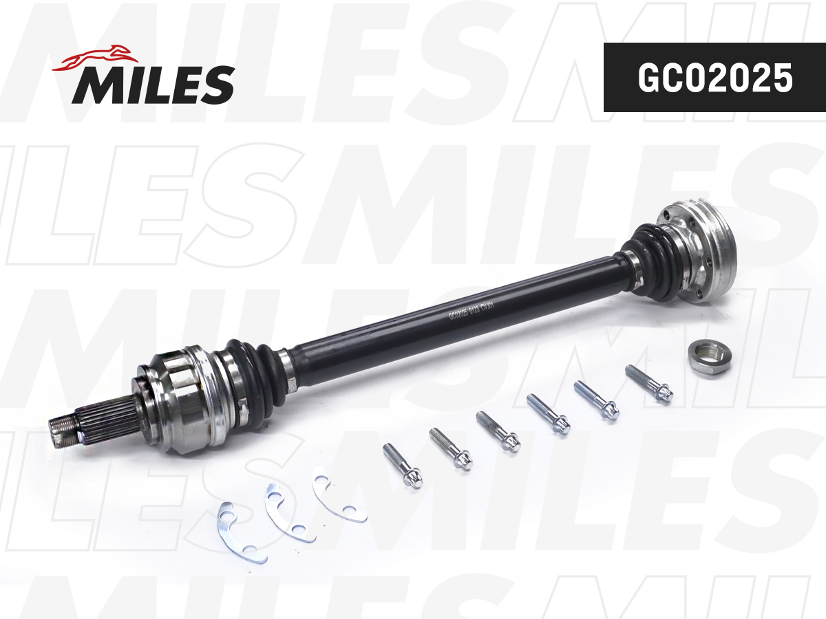 ШРУС MILES Привод в сборе BMW E90/E81/E87 2.5-3.0 05- прав.