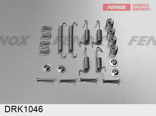 Комплект монтажный Hyundai Sonata IV 98-05; Kia Magentis 01- барабанных колодок \ FENOX DRK1046