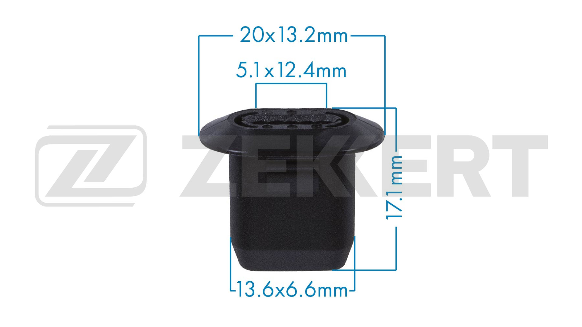 Клипса крепёжная Alfa Romeo Citroen Fiat Iveco Lancia Peugeot Renault (миним. кол-во заказа 10