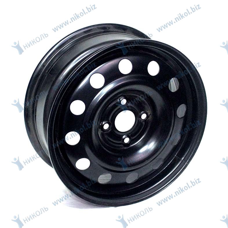 Диск колеса R15 2180, Renault Logan, Largus, Almera ТЗСК черный