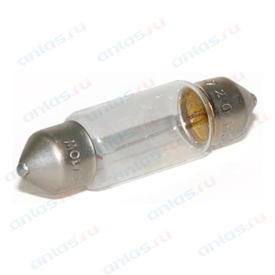 Лампа 12 В 10 Вт салонная пальчиковая 35 мм T10.5x38 10 шт. Philips