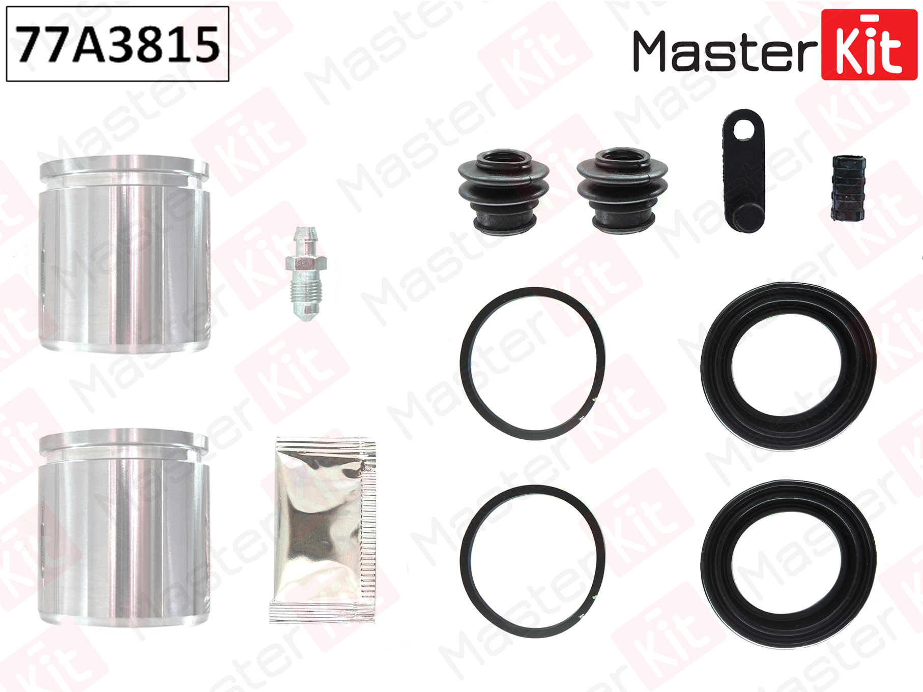 Ремк-т суппорта MASTERKIT +поршень HYUNDAI H 1 01-07->