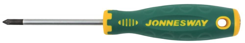 Отвертка крестовая PZ1 5 х 80 x 190 мм anti slip grip Pozidriv JW 