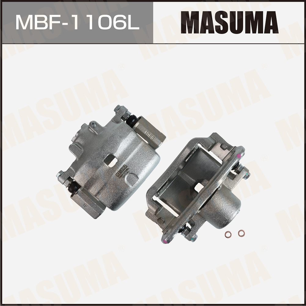 Суппорт тормозной Mazda 6 07-13 передний LH со скобой Masuma