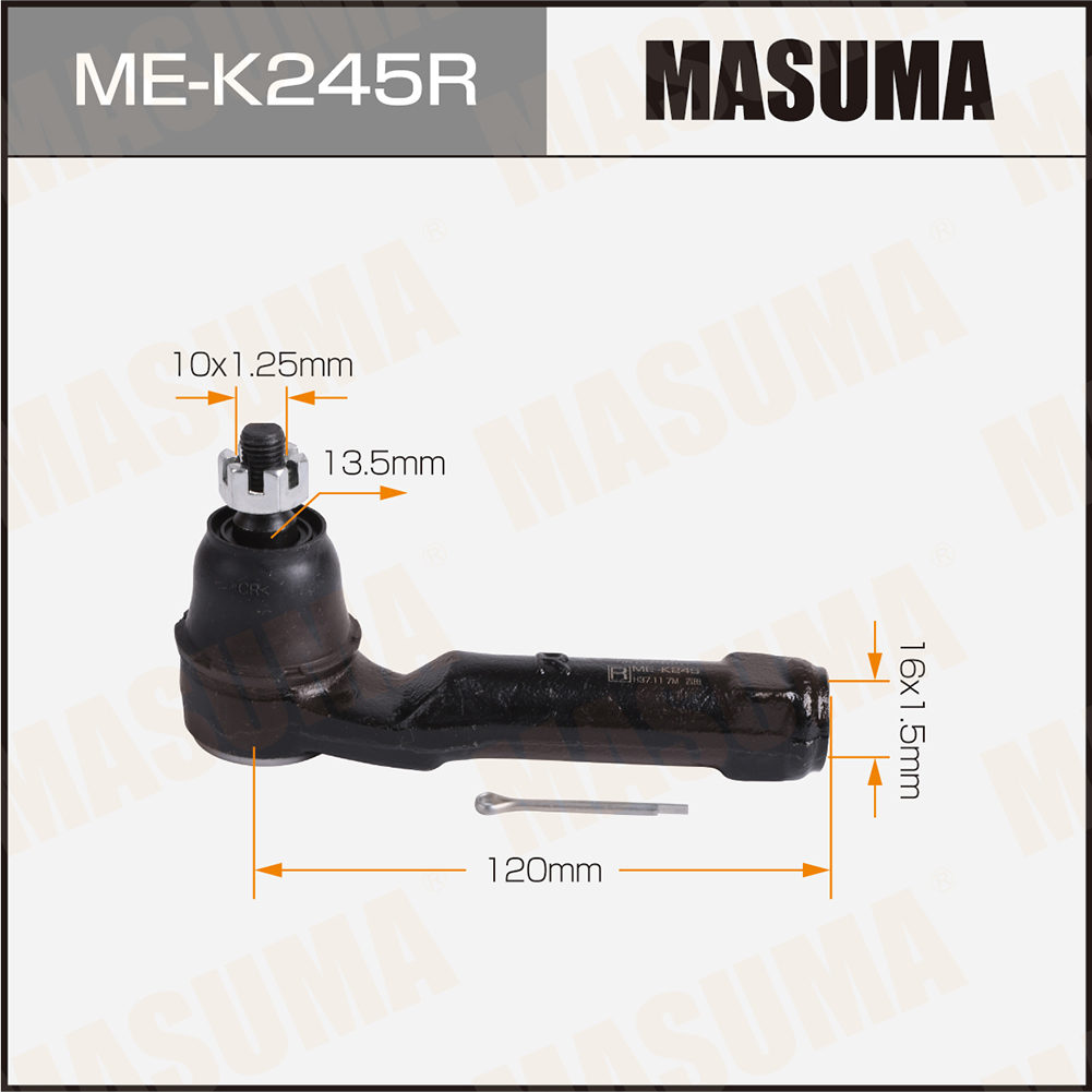 Наконечник рулевой Kia SOUL III 18- RH Masuma