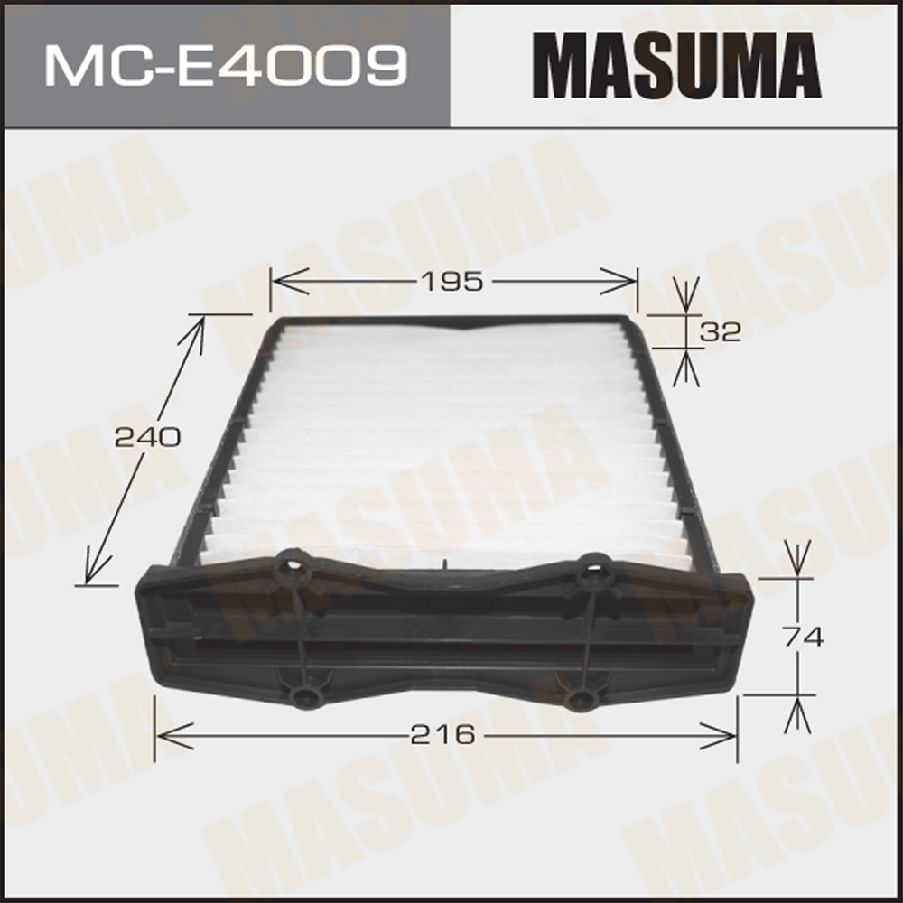 Фильтр салона LAND ROVER/ FREELANDER/ V1800,V2000, V2500 98-06 Masuma