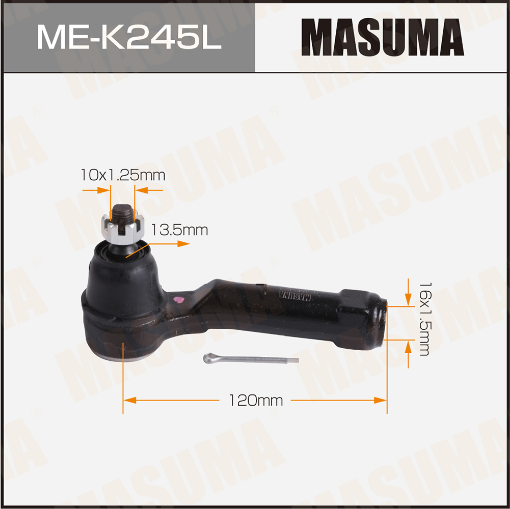 Наконечник рулевой Kia SOUL III 18- LH Masuma