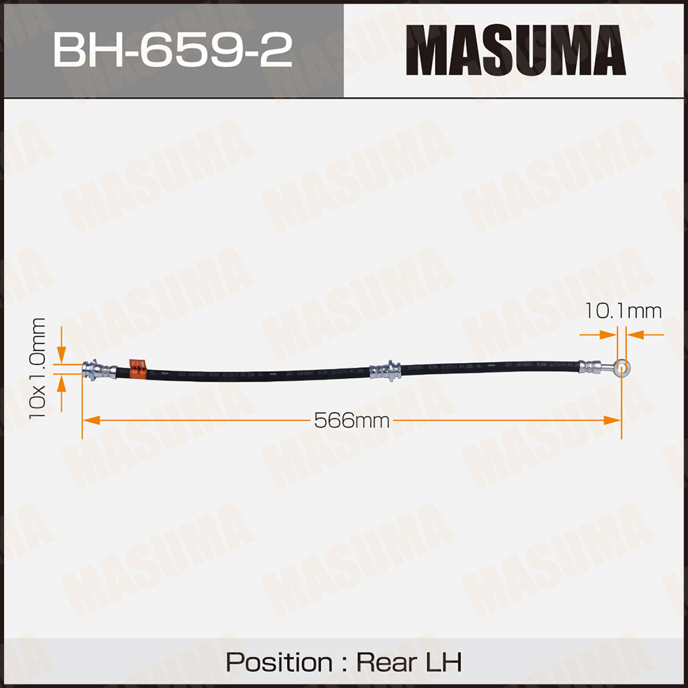 Шланг тормозной Nissan ALMERA / N16E rear LH Masuma