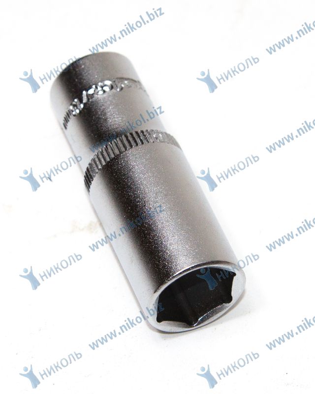 Головка сменная (1/4") удлиненная 6-гр 13мм CrV AV Steel