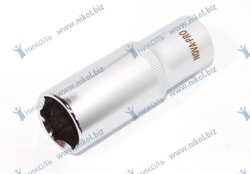 Головка сменная (1/2") высокая 6-гр 21мм CrV NOVA-PRO/DINWARD