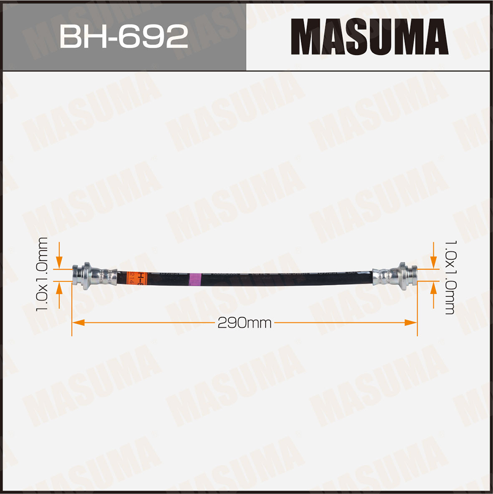 Шланг тормозной Nissan Note (E11) задний Masuma