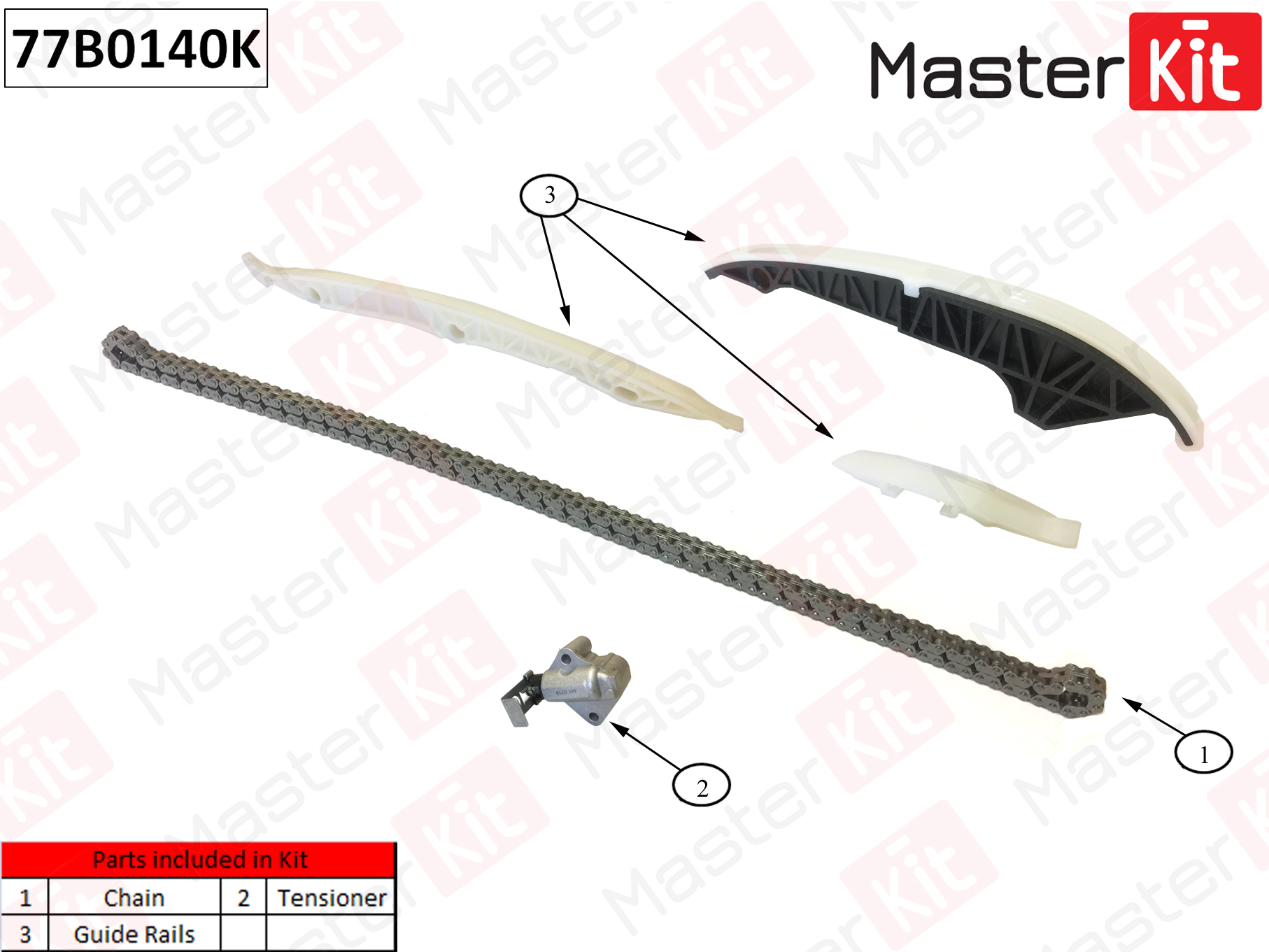 Комплект цепи ГРМ Volkswagen CJXC MASTERKIT