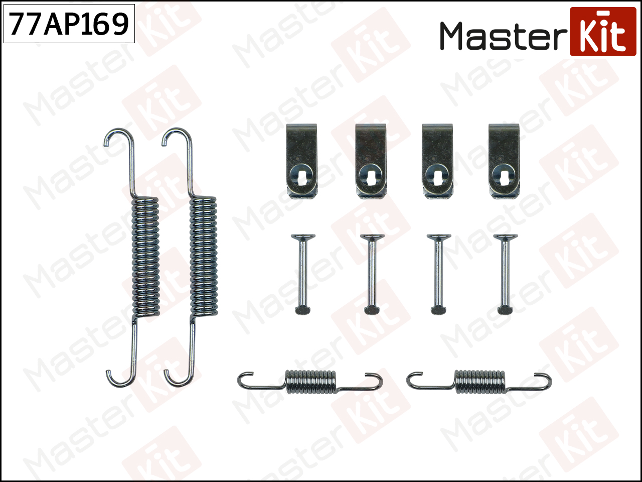 Комплект установочный тормозных колодок MASTERKIT CHEVROLET Captiva 06- , OPEL An