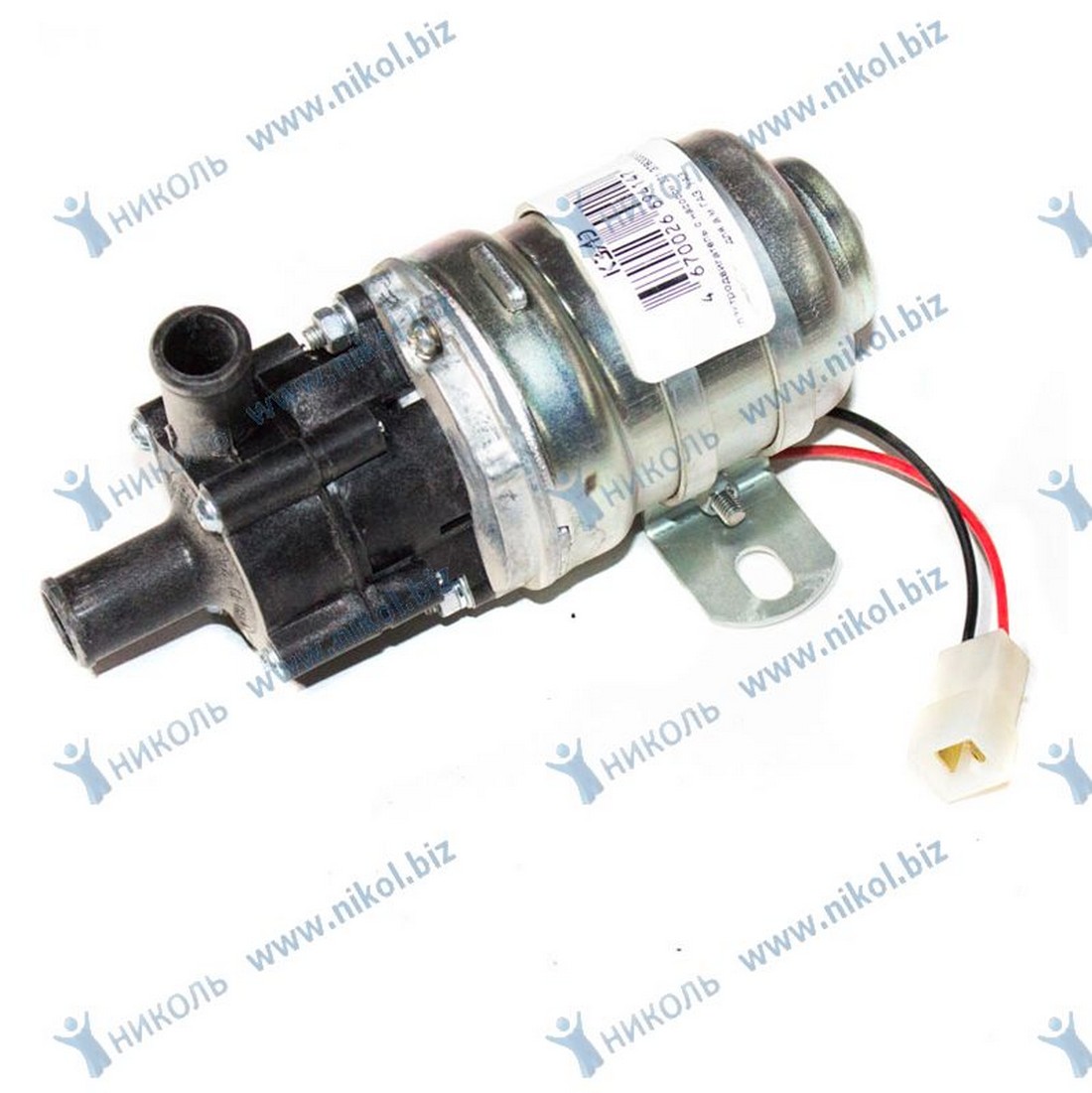 Помпа дополнительная ГАЗ, ПАЗ (Автора) 24V /D=18 мм в салон КЗАЭ 321.3780000-10