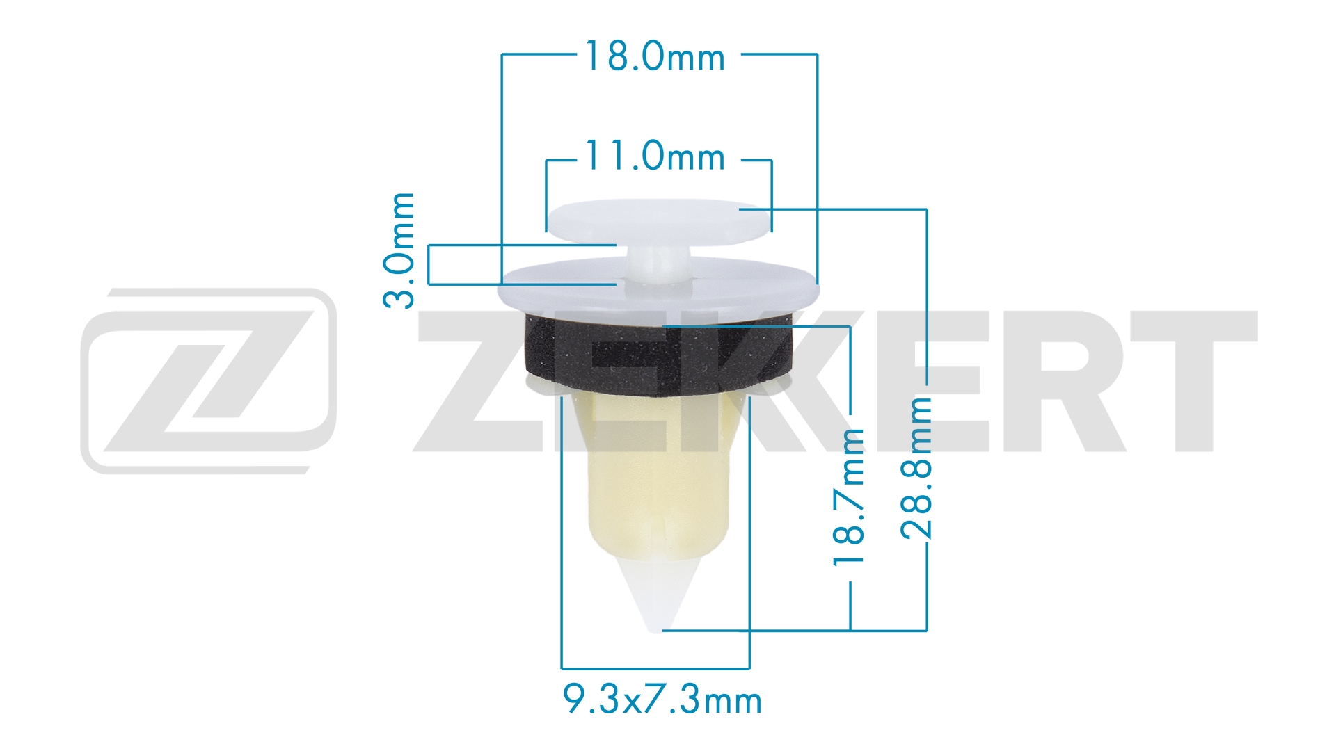 Клипса крепёжная Chrysler (миним. кол-во заказа 10 шт)