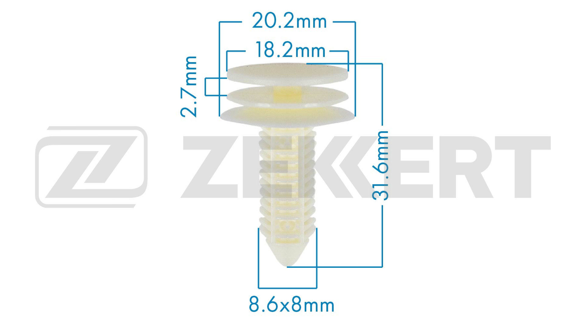 Клипса крепёжная General Motors (миним. кол-во заказа 10 шт)