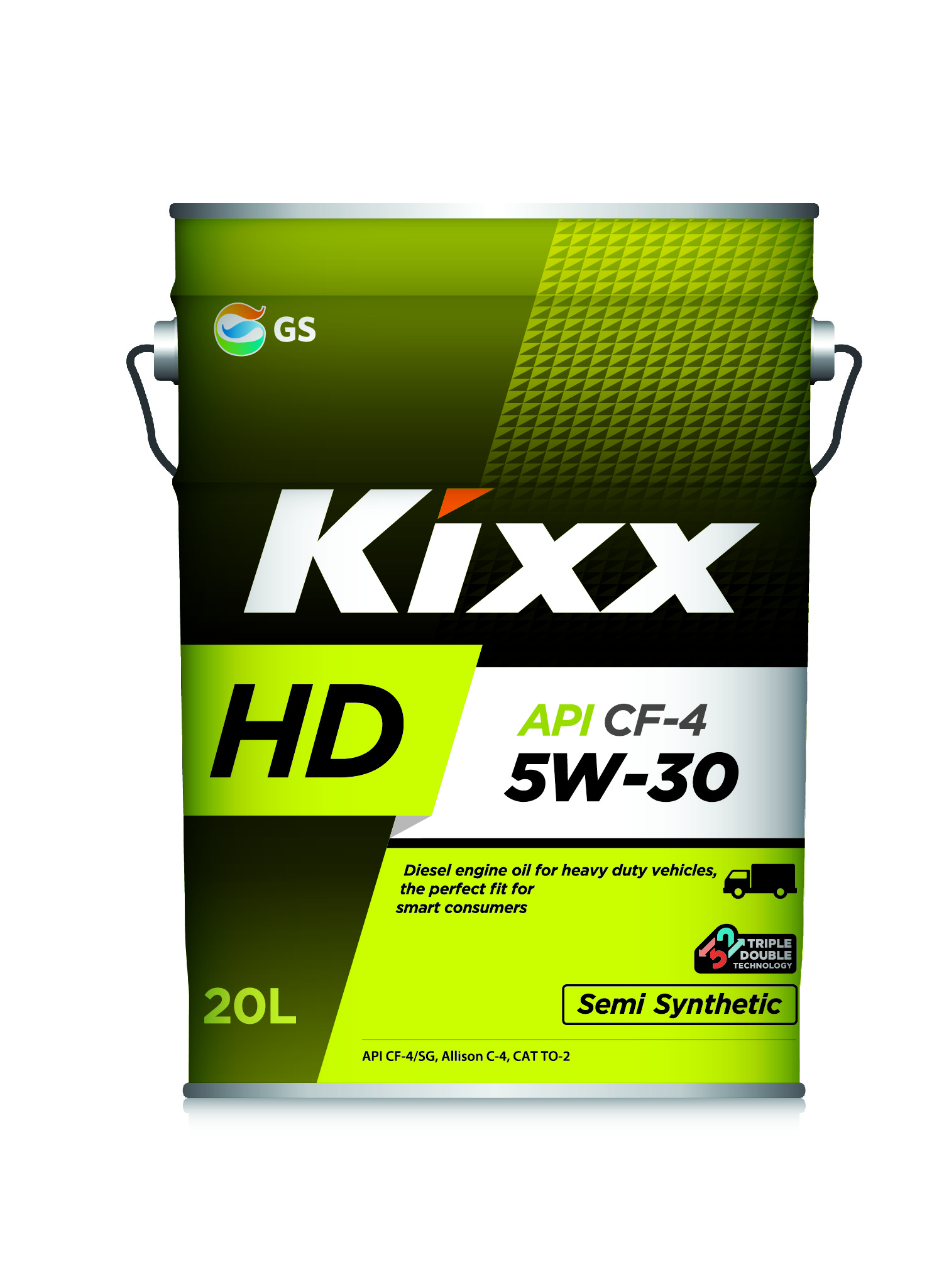 Масло моторное Kixx 5W-30 HD CF-4 (Dynamic) 20л