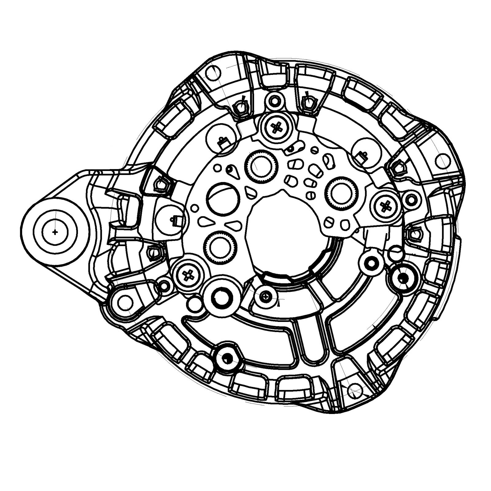 Мост диодный генератора Fiat Ducato (06-)/Iveco Daily (06-) 2.3D (с крышкой) StartVolt