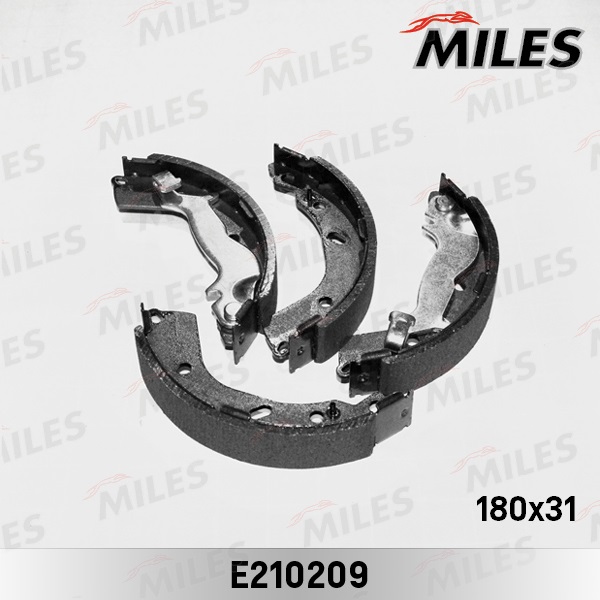 Колодки тормозные Hyundai Getz (TB) 02- задние барабанные 180 x 32 (-ABS) Miles