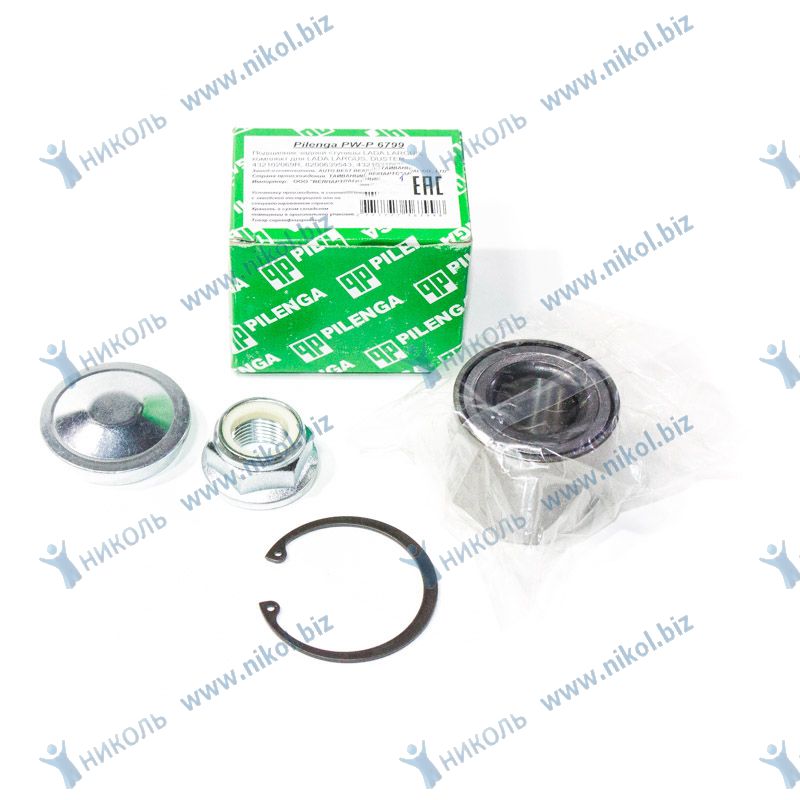 Подшипник ступицы RENAULT Duster, Largus задний 48*62*30 Pilenga 432102069R