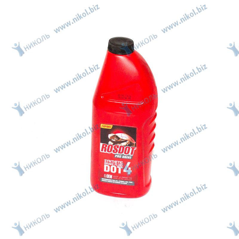 ТОРМОЗНАЯ ЖИДКОСТЬ ROSDOT 4 PRO DRIVE RED 910 Г