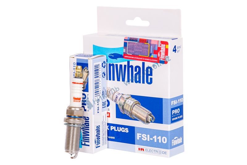 Свеча FINWHALE IRIDIUM Citroen C5, Nissan Murano, Pathfinder, Renault Laguna, Espace FSI110 (к-т=4шт)