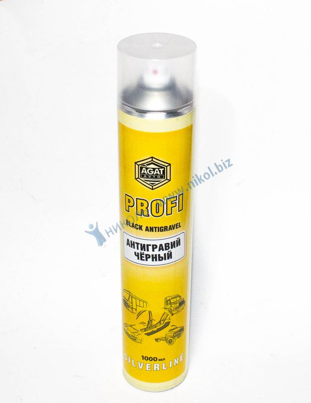 Антигравий аэроз черный AGAT-AVTO PROFI (1л)