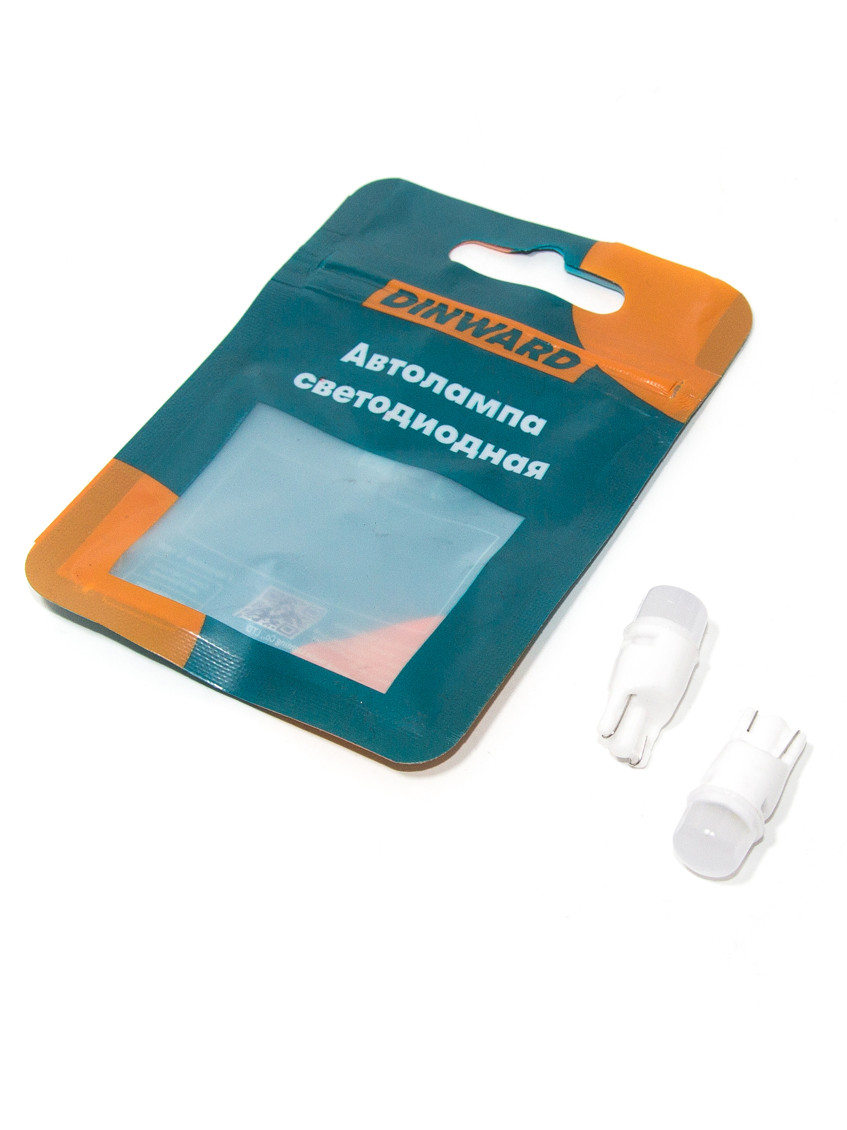 Лампа светодиод 24-5 б/ц (габ., пов.) бел 2SMD 28*35 PH CER CC DINWARD W2.1х9.5d (к-т=2шт)