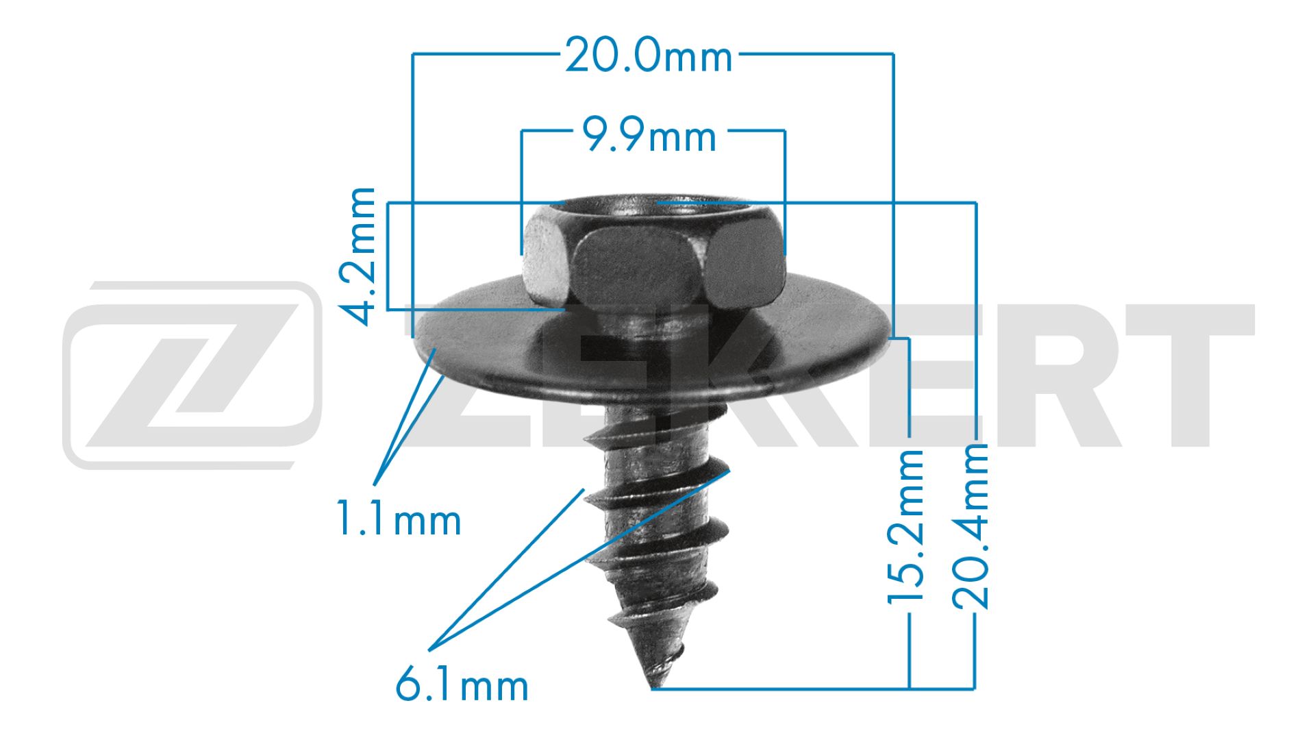 Саморез Toyota (миним. кол-во заказа 10 шт)